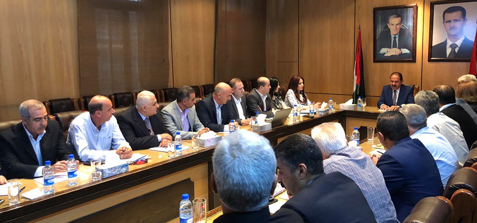 وزير النقل يعقد اجتماعاً مع مديري المؤسسة العامة للمواصلات الطرقية
